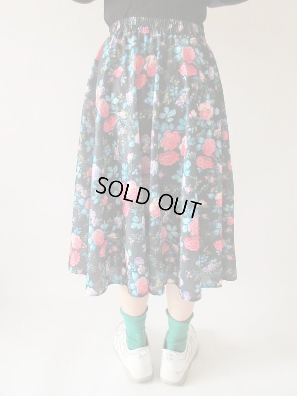 画像4: 【ウエストゴムでラクチン*】ドラマティックフラワースカート