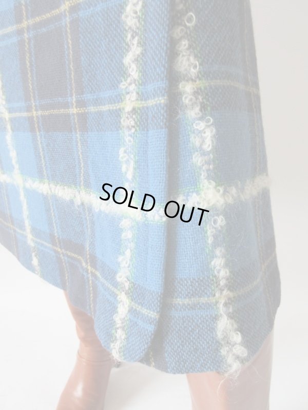 画像3: 【上品な大人可愛いチェック柄*】ラップスカート