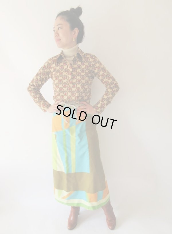 画像4: 【圧倒的個性*】ラップスカート風スカーフ巻きスカート