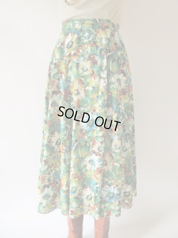 画像3: 【アート感溢れる*】ドラマティックフラワースカート