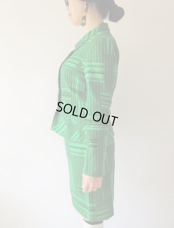 画像5: 【バッグと2点セットでお届け*】超美品*レトロモダン柄ジャケット