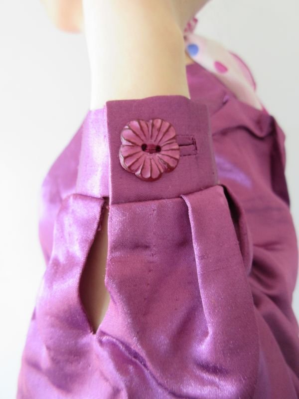 画像5: お花ボタンのお仕立て品ブラウス