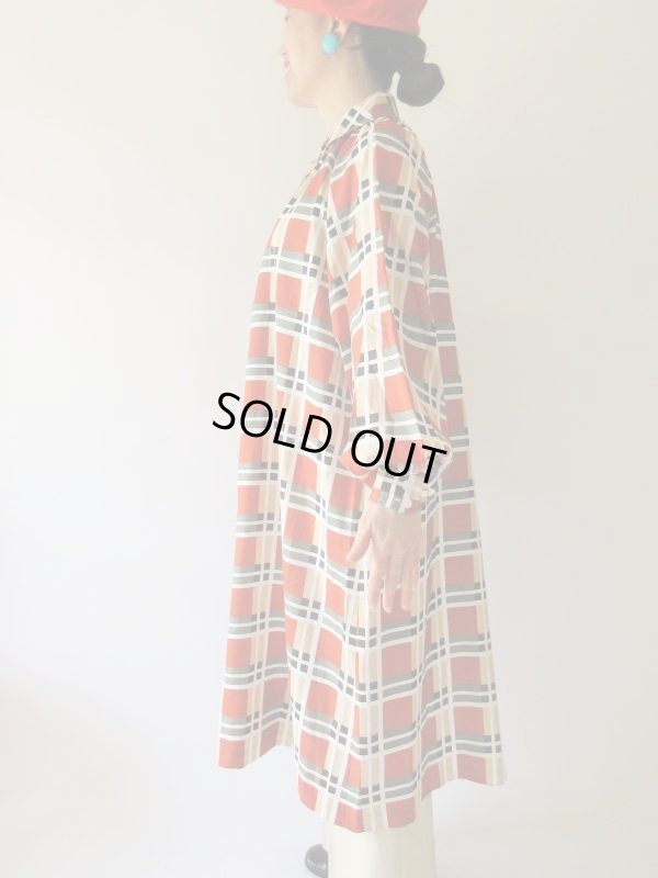 画像4: ゆったり大胆チェックワンピース