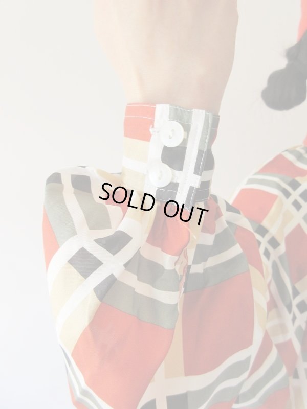 画像7: ゆったり大胆チェックワンピース