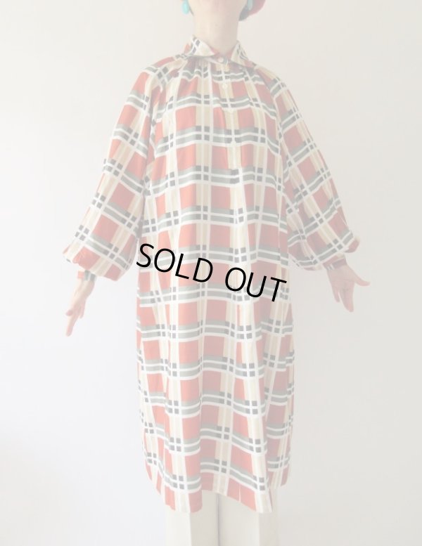 画像5: ゆったり大胆チェックワンピース