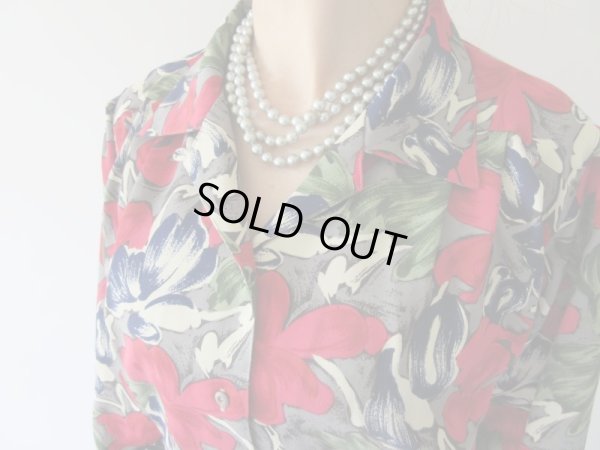 画像7: 絵画のようなフラワーブラウス