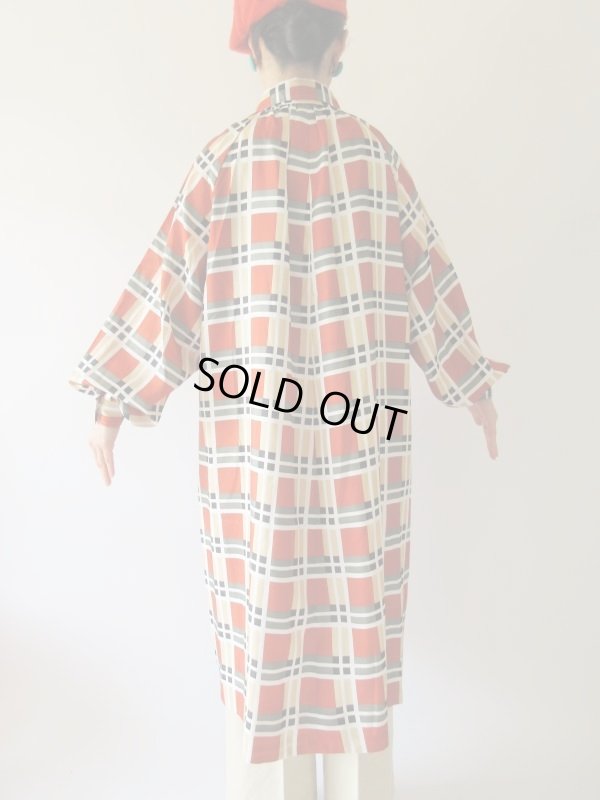 画像6: ゆったり大胆チェックワンピース