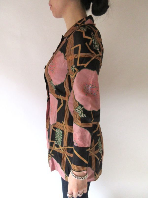 画像6: お仕立て品の1点モノ*花柄ジャケット