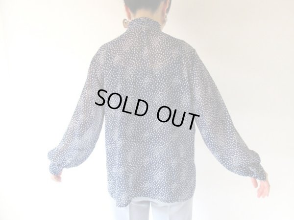 画像5: シフォンのリボンタイブラウス