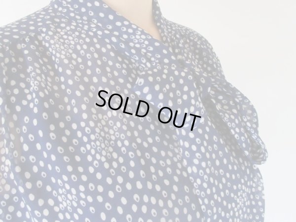 画像8: シフォンのリボンタイブラウス