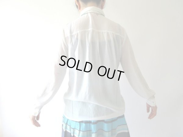 画像7: シフォンのシンプルブラウス