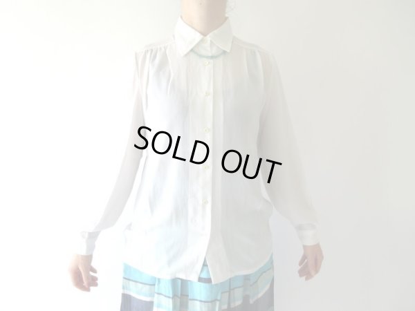 画像5: シフォンのシンプルブラウス