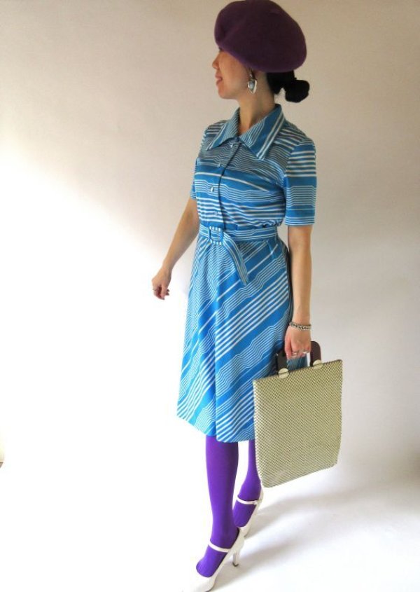 画像3: 爽やかストライプワンピース