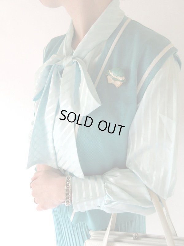 画像3: 【ブローチと２点セット*】綺麗色セットアップ