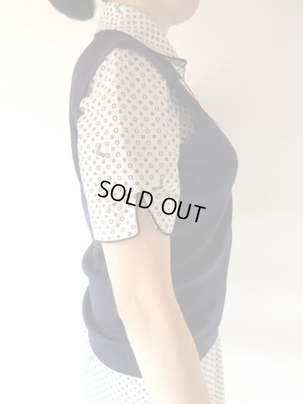 画像6: 【ブローチと２点セット*】着回し力に自信あり！シンプルネイビーベスト