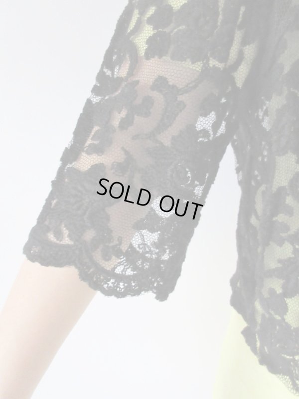 画像7: 【ニュアンスをまとう*】お花装飾のレースカーディガン