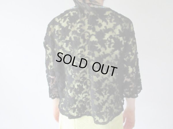 画像6: 【ニュアンスをまとう*】お花装飾のレースカーディガン