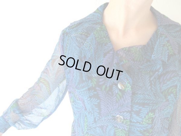 画像9: 【ふんわり優しいシルエット*】ゆったりsize*ボタニカル柄ワンピース