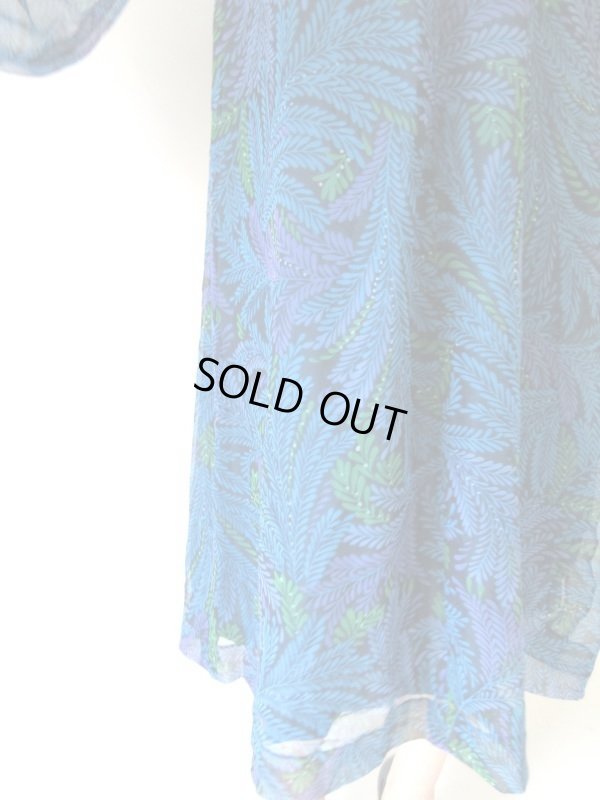 画像8: 【ふんわり優しいシルエット*】ゆったりsize*ボタニカル柄ワンピース