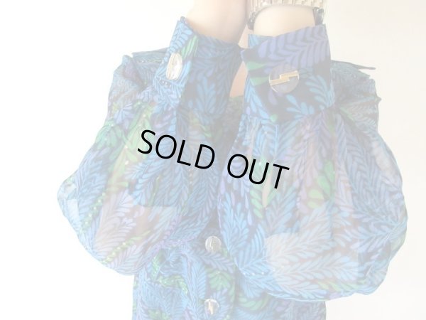 画像7: 【ふんわり優しいシルエット*】ゆったりsize*ボタニカル柄ワンピース