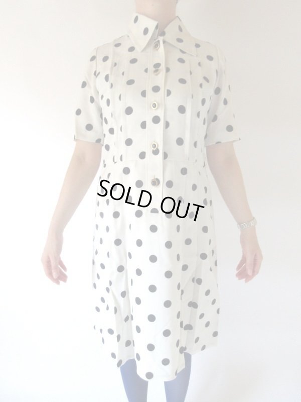 画像3: 大人可愛い水玉柄ワンピース