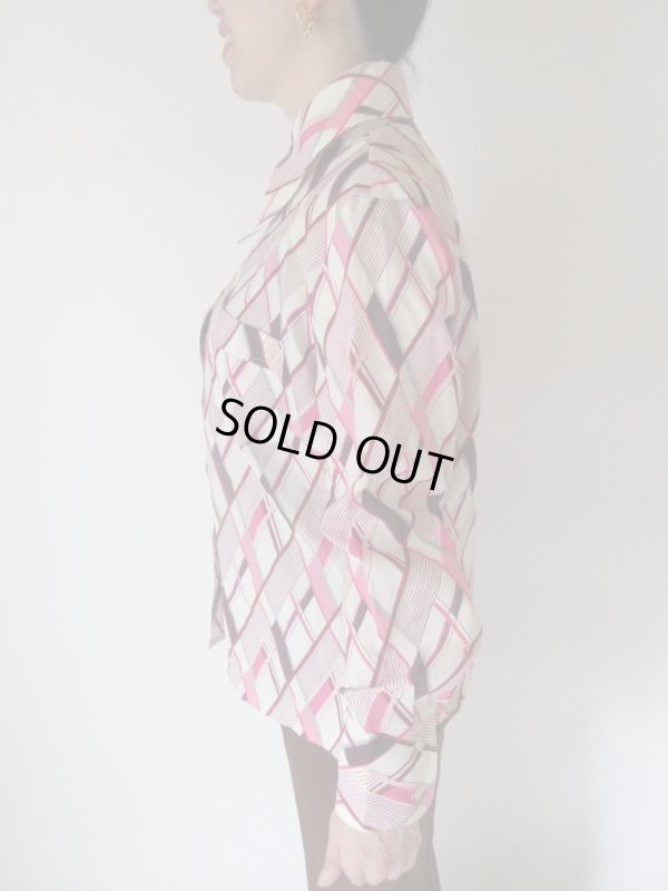 画像5: 【この襟の形が好き*】ゆったりサイズ*美襟海外vintageシャツ