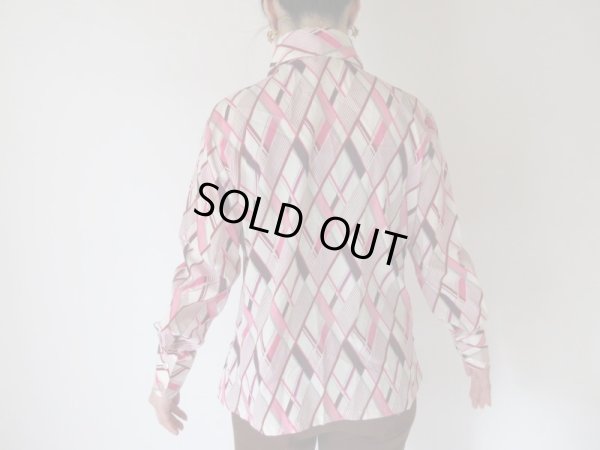 画像4: 【この襟の形が好き*】ゆったりサイズ*美襟海外vintageシャツ