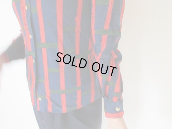 画像8: 【褪せない定番配色*】ベルト柄シャツ