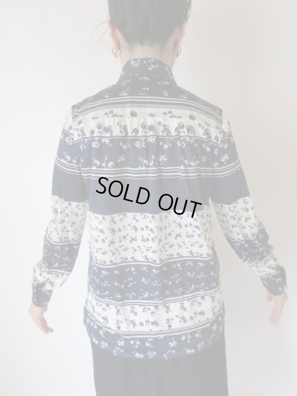 画像5: 【大人レトロの極み*】リンゴとさくらんぼ柄シャツ