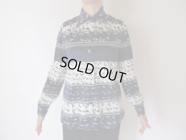 画像3: 【大人レトロの極み*】リンゴとさくらんぼ柄シャツ