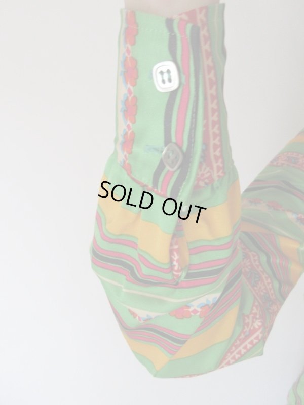 画像6: 【唯一無二の存在*】鮮やか配色のボーダー柄シャツ