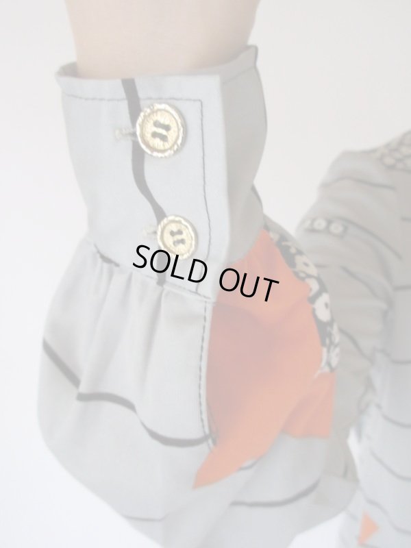 画像5: 【切り替えのデザインがオシャレ*】レトロフラワーシャツ