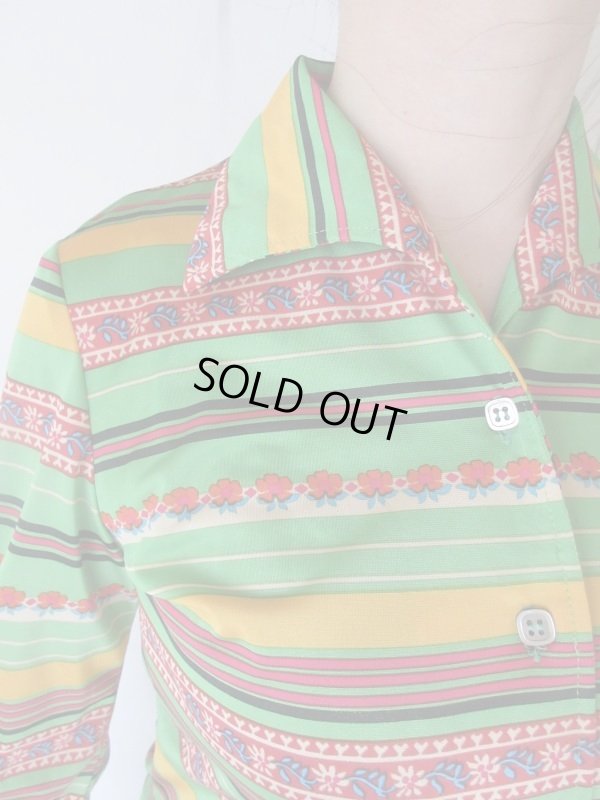 画像7: 【唯一無二の存在*】鮮やか配色のボーダー柄シャツ