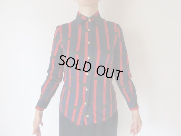 画像3: 【褪せない定番配色*】ベルト柄シャツ