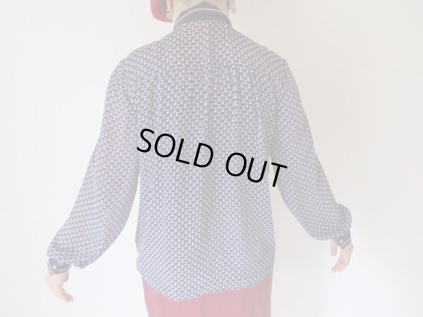 画像5: 【褪せない定番配色*】ゆったりsize*トリコロール配色の切替シャツ