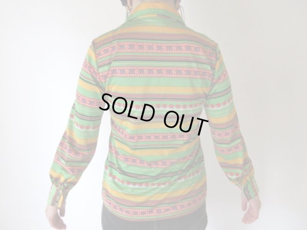 画像5: 【唯一無二の存在*】鮮やか配色のボーダー柄シャツ