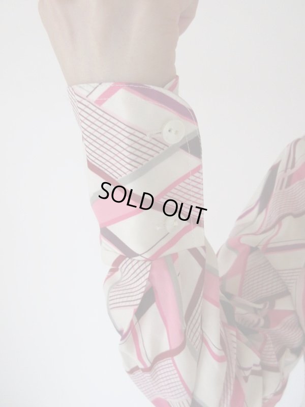 画像6: 【この襟の形が好き*】ゆったりサイズ*美襟海外vintageシャツ