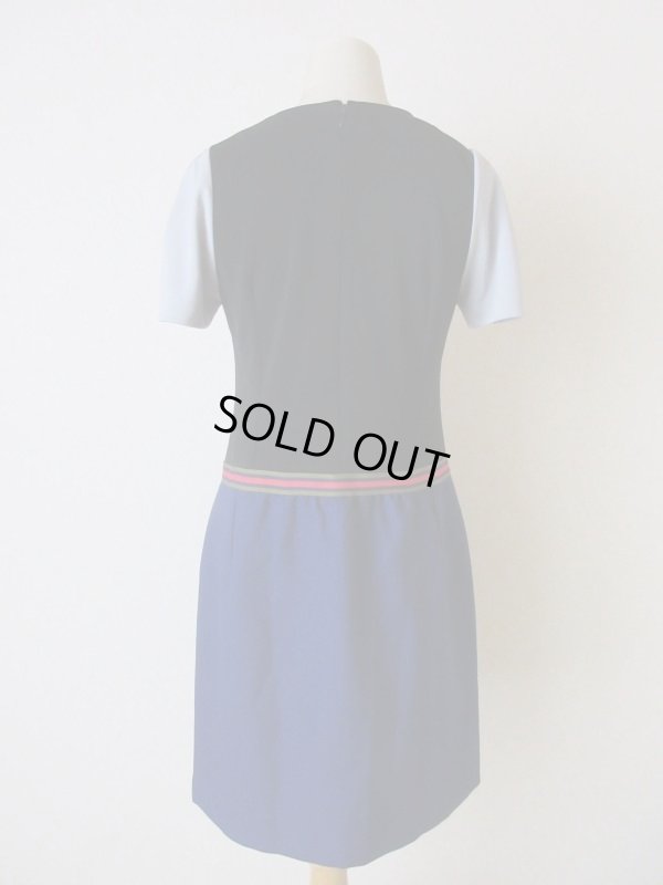 画像3: 【ロベルタのvintage*】切り替えデザインのジャージーワンピース