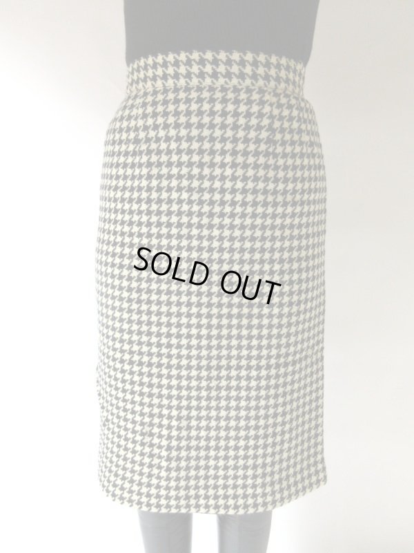 画像4: 【永遠の人気柄*】ｗ６６ｃｍ*美シルエットの千鳥柄スカート