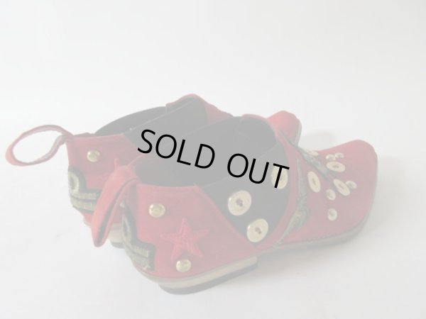 画像6: 【赤の生命力*】ITALY*バックスキンの80'sシューズ