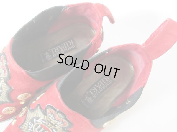 画像3: 【赤の生命力*】ITALY*バックスキンの80'sシューズ