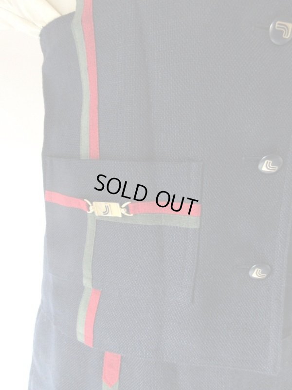 画像6: 【異素材の2色ライン*】ミカレディー*クラシカルセットアップ