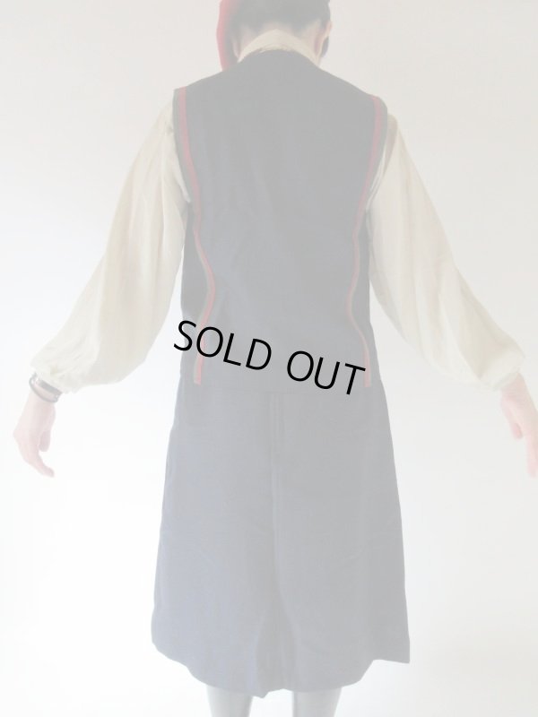 画像7: 【異素材の2色ライン*】ミカレディー*クラシカルセットアップ