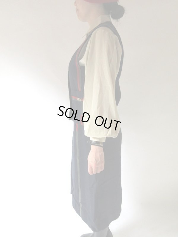 画像5: 【異素材の2色ライン*】ミカレディー*クラシカルセットアップ