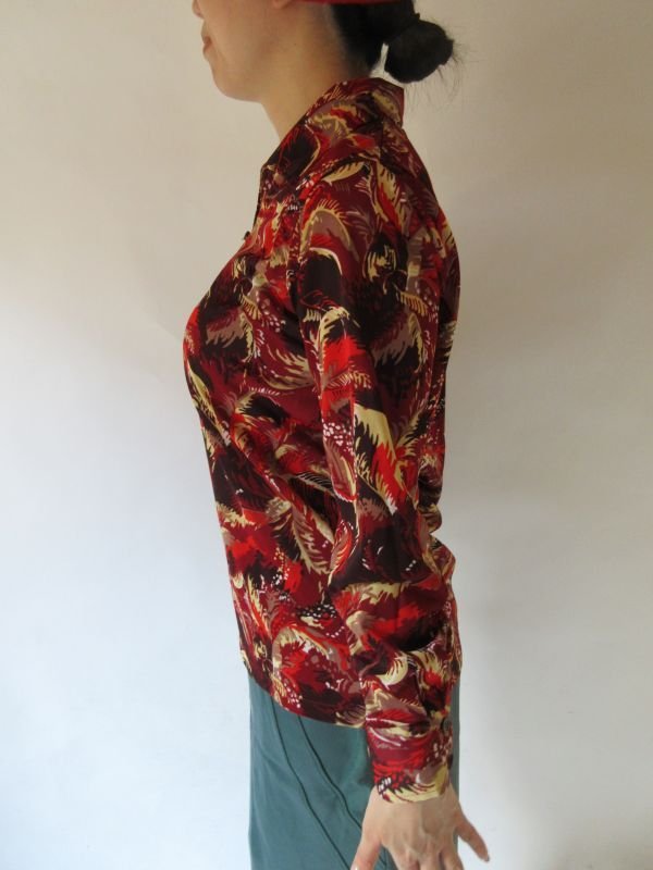 画像4: 【レナウンで大人っぽく*】ボタニカルモチーフチュニックj