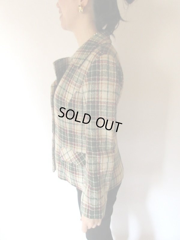 画像4: 【ちゃんと感アップ*】大人顔チェックのジャケット