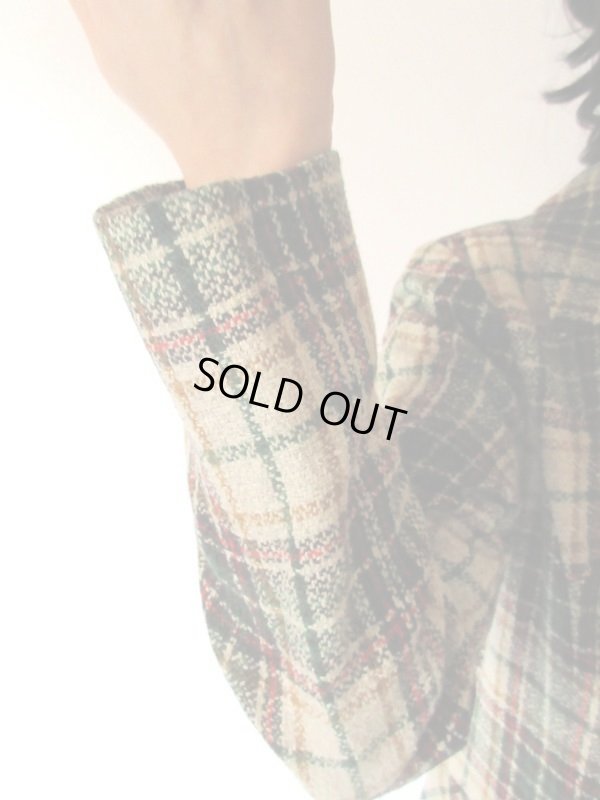 画像6: 【ちゃんと感アップ*】大人顔チェックのジャケット