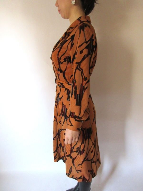 画像4: 【アートなデザインがカッコいい*】個性柄ワンピース