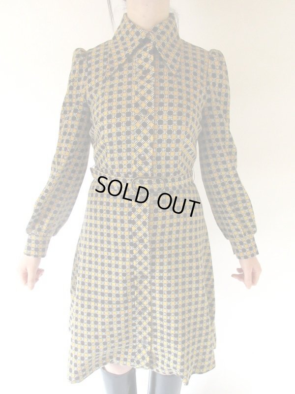 画像3: 【フロント全開着用OK*】モダンスクエアワンピース