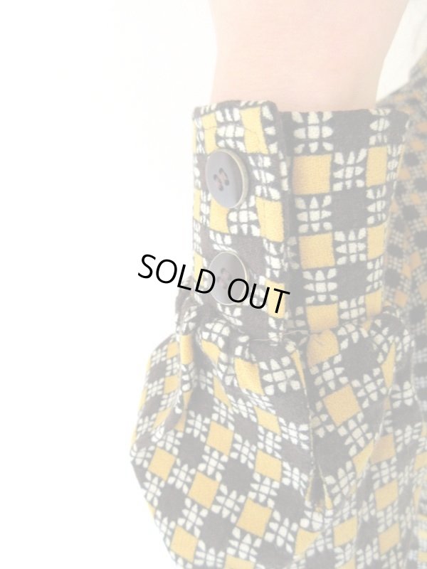 画像6: 【フロント全開着用OK*】モダンスクエアワンピース